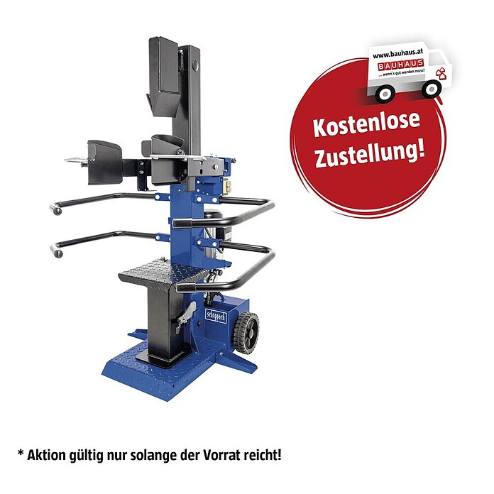 Scheppach Holzspalter Compact 8T (7,95 t, Max. Spaltgutlänge: 107 cm, 3 500 W) | BAUHAUS