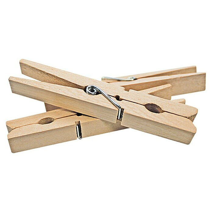 Mini Wasknijpers Hout, 50st. online kopen? | Speelgoed