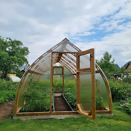 Garten Dream  Gewächshaus Arched Wood