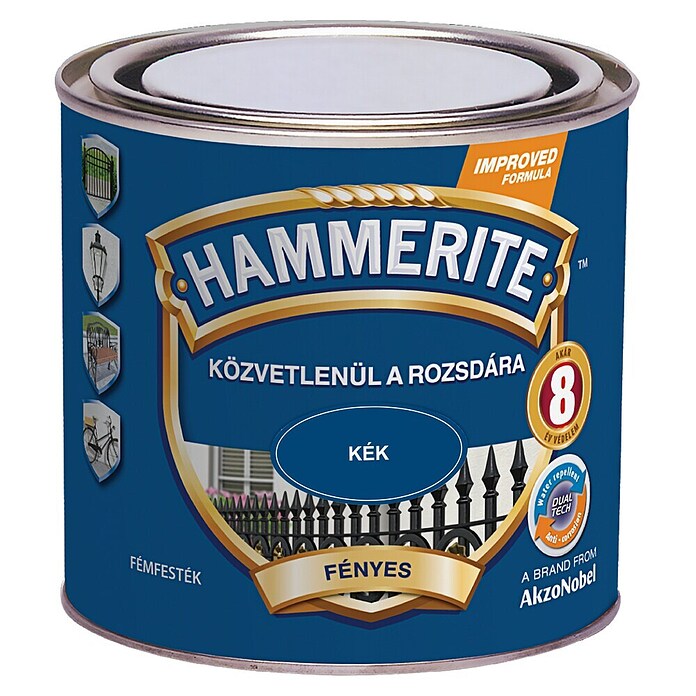 Hammerite Lak u boji Smooth  (Plava, Sjaj, 250 ml) | BAUHAUS
