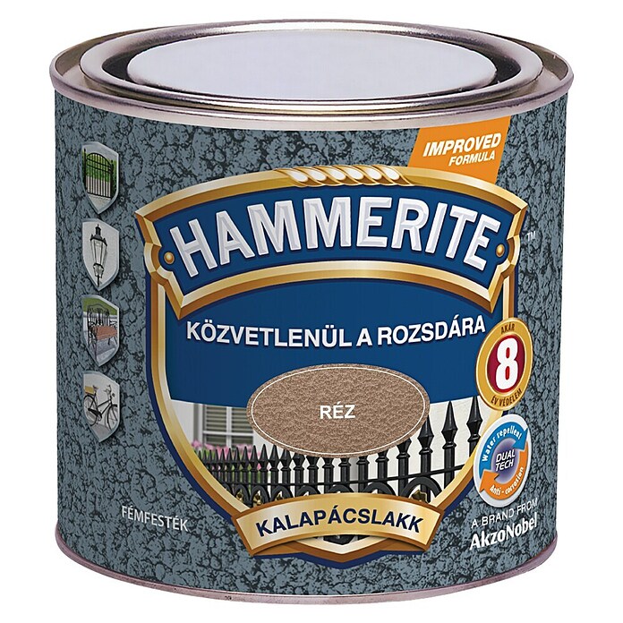 Hammerite Efekt lak Effect  (Bakrena, Sijaj, 0,25 l, Na osnovi topil) | 5966 - KH-Seidenmattlacke farbig | HADL - Lacke | HAD - Farben | HA - Farben | H - Innendeko/Farben | BAUHAUS