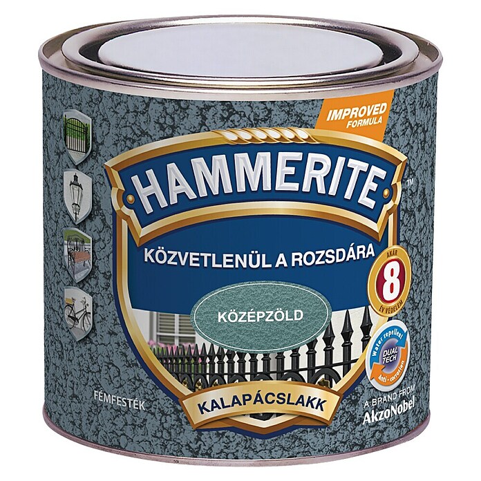 Hammerite Efekt lak Effect  (Zelena, Sijaj, 0,25 l, Na osnovi topil) | 5966 - KH-Seidenmattlacke farbig | HADL - Lacke | HAD - Farben | HA - Farben | H - Innendeko/Farben | BAUHAUS