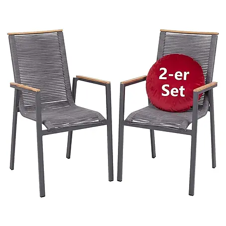 Bene Living  Gartenstuhl-Set Alicante