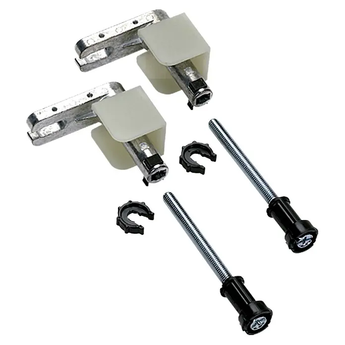 Geberit Duofix Bausatz 111.815.00.1 - Geberit UP-Spülkästen Duofix - Set von zwei Rollladenaufhängern mit Schrauben und Clips zur sicheren Befestigung und Bedienung von Rollläden.
