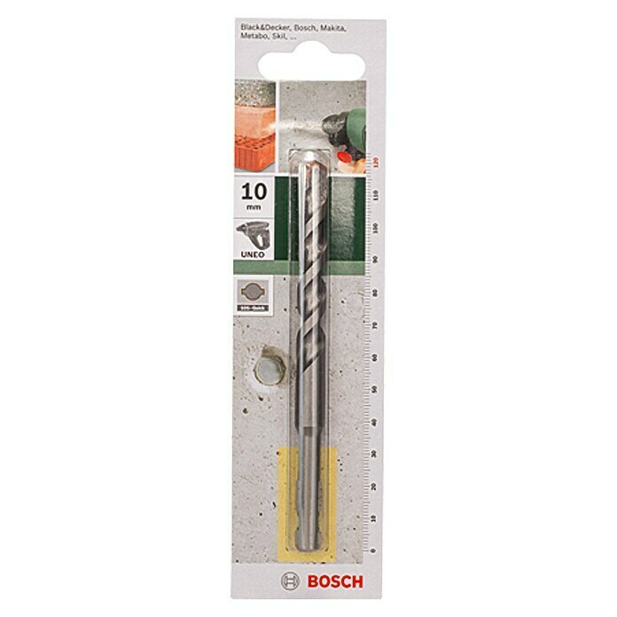 Bosch Broca para hormigón SDS-Quick (Diámetro: 10 mm, Largo: 120 mm)