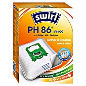 Swirl MicroPor Plus Staubsaugerbeutel PH 86 (4 Stk., Passend für: Philips Staubsauger)