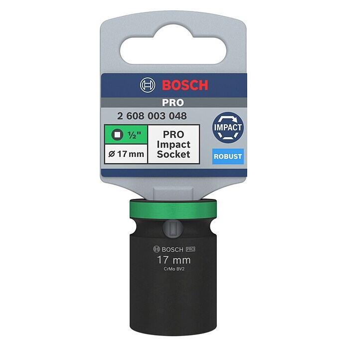 Bosch Inserto para llaves de vaso (Diámetro: 17 mm, ½″) | BAUHAUS