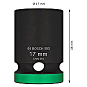 Bosch Inserto para llaves de vaso (Diámetro: 17 mm, ½″) | BAUHAUS