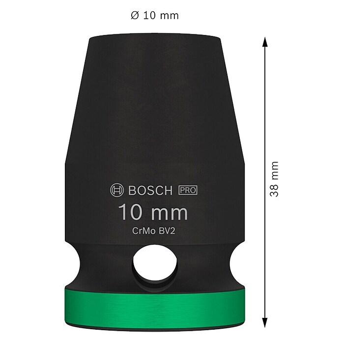 Bosch Inserto para llaves de vaso (Diámetro: 10 mm, ½″) | BAUHAUS