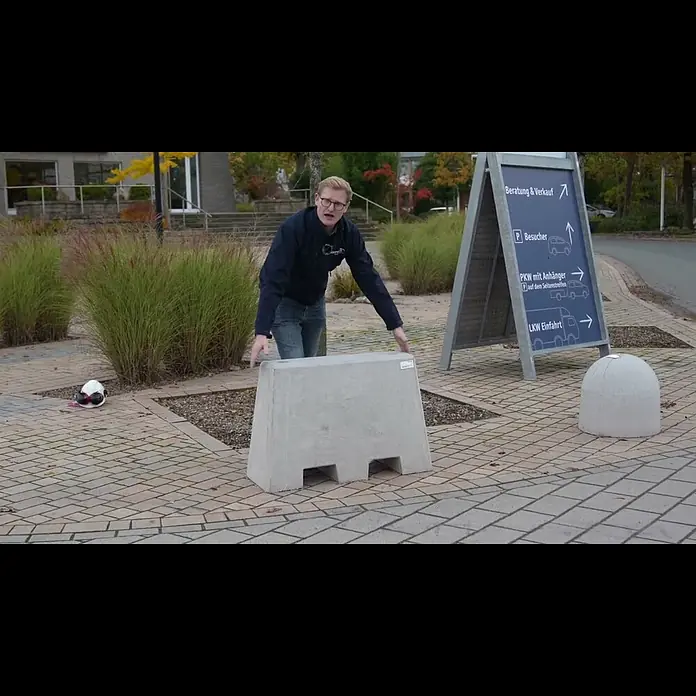 Diephaus Poller Rund - Ø x H: 50 x 50 cm, Grau, Beton - Diephaus Beton Poller im Detail  Sicherheit, Design & Funktion vereint | Absperrung mit System