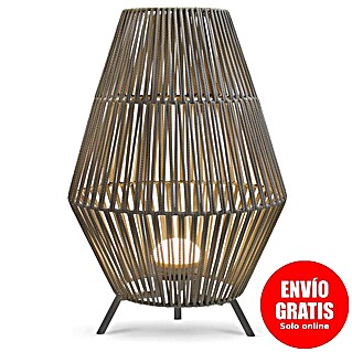 New Garden Conta Lámpara de pie para exterior 70 (9 W, Blanco cálido, 48 x 48 x 72 cm, Con bombillas)