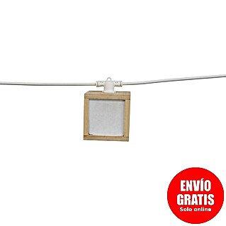 New Garden Guirnalda solar LED Vega (Para exterior, 8 m, Blanco cálido)