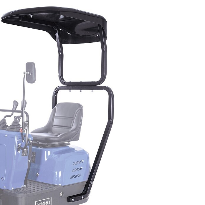 Scheppach Techo de excavadora (Específico para: Miniexcavadora Scheppach EXC815) | BAUHAUS