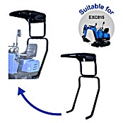 Scheppach Techo de excavadora (Específico para: Miniexcavadora Scheppach EXC815) | BAUHAUS