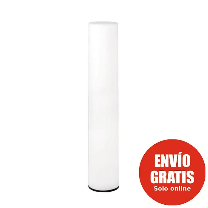 New Garden Lámpara de diseño para exterior Fity 100 - 9,5 W, Blanco, Ø x Al: 19 x 100 cm, RGB - Elemento filtrante cilíndrico blanco.
