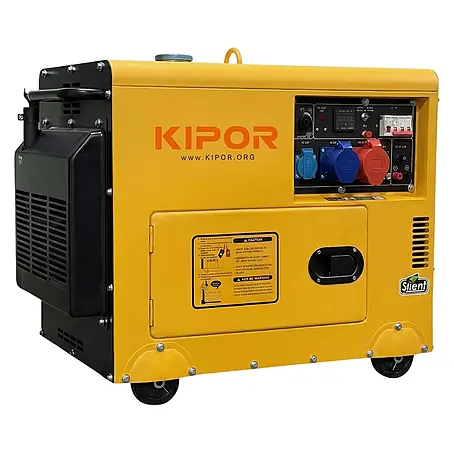 KIPOR  Stromerzeuger Diesel AVR Stromerzeuger 7,5 kW / 9,3 kVA - KIPOR DG9500