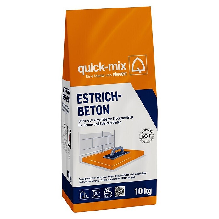 Quick-Mix Estrichbeton (10 kg, Chromatarm)