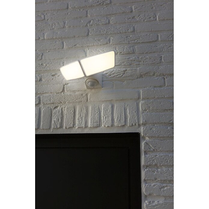 Lutec LED senzorski zunanji stenski reflektor Artica  (14,5 W, 1.200 lm, IP44) | 3087 - Outddor Wandstrahler | CAJA - Outdoorleuchten Hochvolt | CAJ - Outdoorleuchten | CA - Beleuchtung | C - Elektro | BAUHAUS