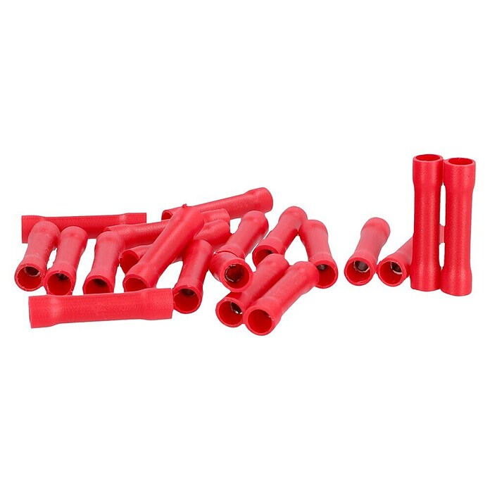 Kabel-Quetschverbinder (20 Stk., 0,25 - 1,5 mm², Rot)
