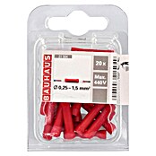 Kabel-Quetschverbinder (20 Stk., 0,25 - 1,5 mm², Rot)