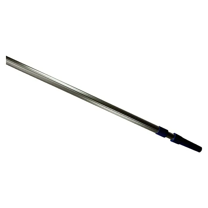 Teleskopstiel Profi - Durchmesser: 30 mm, Länge Stiel: 1,2 m - 2,4 m, Aluminium - Abgebildet ist eine Teleskopstange, ideal zum Reinigen oder für andere Aufgaben, die eine erweiterte Reichweite erfordern.