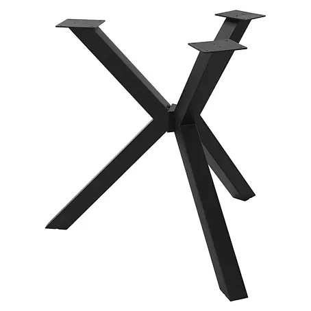 ML-Design  Tischgestell Tischbeine Metall Schwarz Tischgestell Spider Outdoor wetterfest