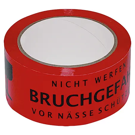 Signal-Klebeband Bruchgefahr!