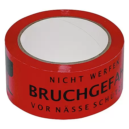 Signal-Klebeband Bruchgefahr!