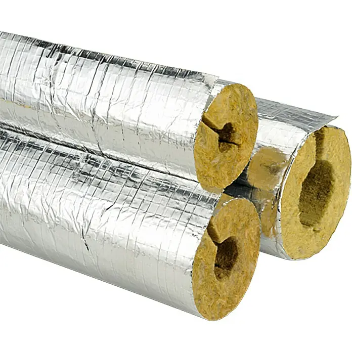 Thermaflex ThermaGo Alu-Mineralwolle 15/20 - Durchmesser: 15 mm, Dämmstärke: 20 mm, Länge: 1 m - Isolierschläuche mit Aluminiumfolie umwickelt. Die Rohrisolierung schützt vor Wärmeverlusten und sorgt für Energieeffizienz.