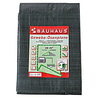 BAUHAUS Afdekzeil met ogen (5 x 4 m, 140 g/m², Kunststof)