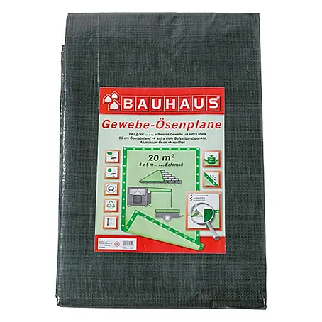 BAUHAUS  Gewebe-Ösenplane