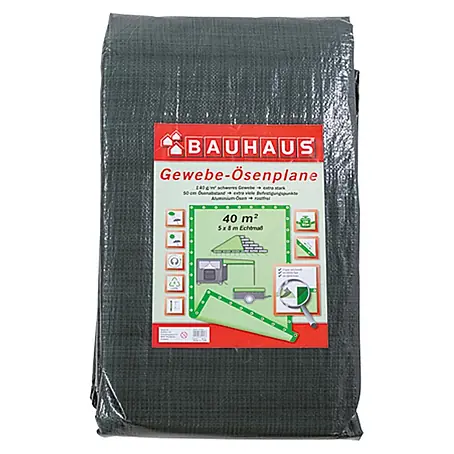 BAUHAUS  Gewebe-Ösenplane