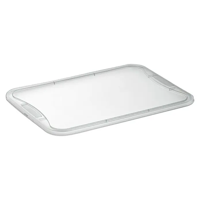 Regalux Clear Box-Deckel - L x B: 54,8 x 38,4 cm, Passend für: Regalux Clear Boxen M - L - XL - Durchsichtige Schutzhülle für ein Smartphone, die das Gerät vor Kratzern und Stößen schützt und gleichzeitig das Design des Telefons zur Geltung bringt.