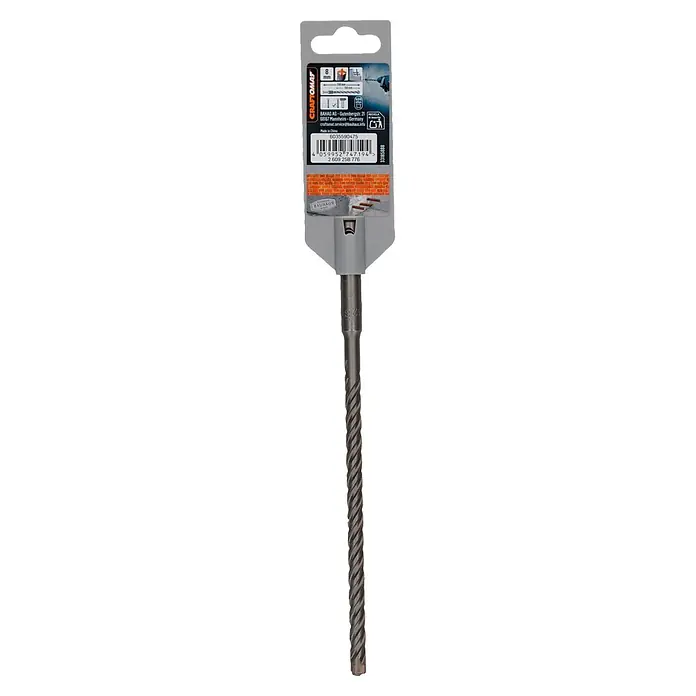 Craftomat SDS-Plus Betonbohrer - Durchmesser Bohrer: 8 mm, Arbeitslänge: 150 mm, 1 Stk. - Grauer Craftomat SDS plus Hammerbohrer, 8x210mm, für Beton, in Einzelhandelsverpackung.