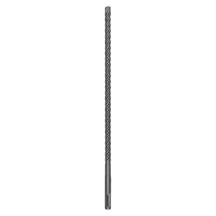 Craftomat SDS-Plus Betonbohrer - Durchmesser Bohrer: 10 mm, Arbeitslänge: 250 mm, 1 Stk. - Dunkelgrauer Metall-Hammerbohrer mit Spiralfalzen.
