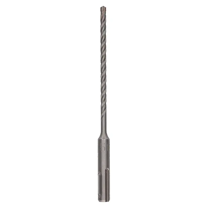 Craftomat SDS-Plus Betonbohrer - Durchmesser Bohrer: 5 mm, Arbeitslänge: 100 mm, 1 Stk. - Metallgrauer SDS-plus Hammerbohrer mit Spiralnut, für effizientes Bohren in harte Materialien.