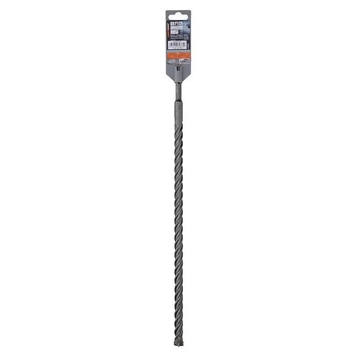Craftomat SDS-Plus Betonbohrer - Durchmesser Bohrer: 16 mm, Arbeitslänge: 400 mm, 1 Stk. - Dunkelgrauer SDS-plus Hammerbohrer, 16mm Durchmesser, 400mm Länge, mit Spiralnut.