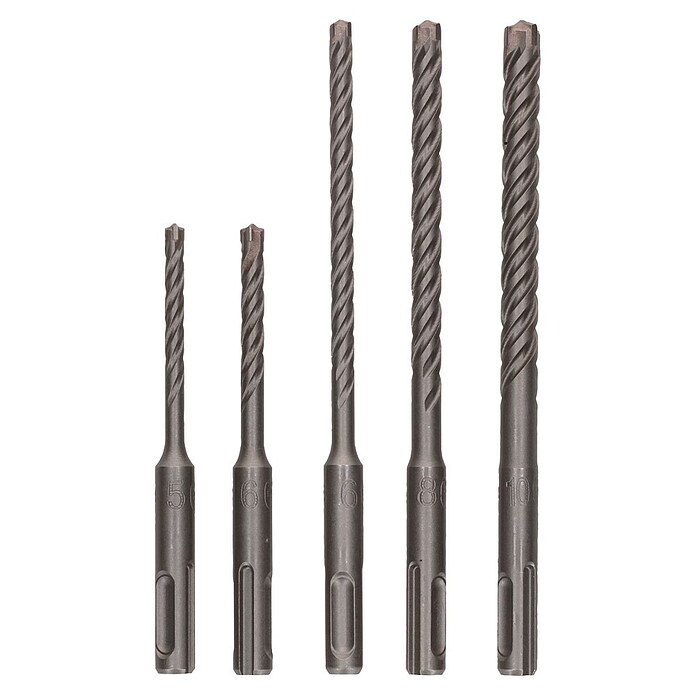 Craftomat SDS-Plus Betonbohrer-Set SDS PLUS 4-SCHNEIDER (5 -tlg.) | BAUHAUS