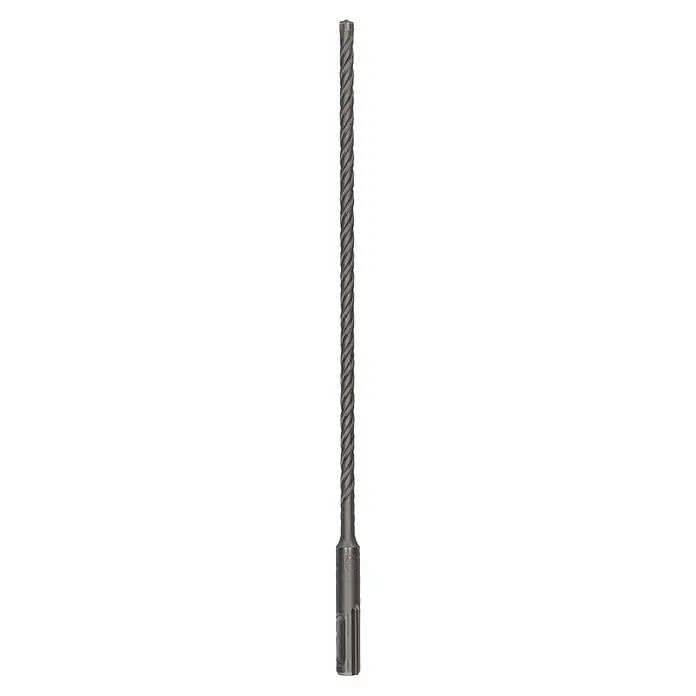 Craftomat SDS-Plus Betonbohrer - Durchmesser Bohrer: 6 mm, Arbeitslänge: 200 mm, 1 Stk. - Dunkelgrauer Metall-Hammerbohrer mit Spiralnuten und SDS-Schaft.