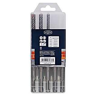 Craftomat Set svedrov za beton SDS-plus SDS PLUS s 4 rezili (5 -del.)