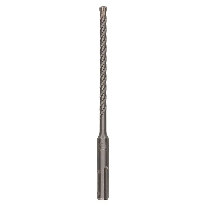 Craftomat SDS-Plus Betonbohrer - Durchmesser Bohrer: 6 mm, Arbeitslänge: 100 mm, 1 Stk. - Grauer Metall-SDS-Plus-Hammerbohrer mit spiralförmiger Nut und Hartmetallspitze.