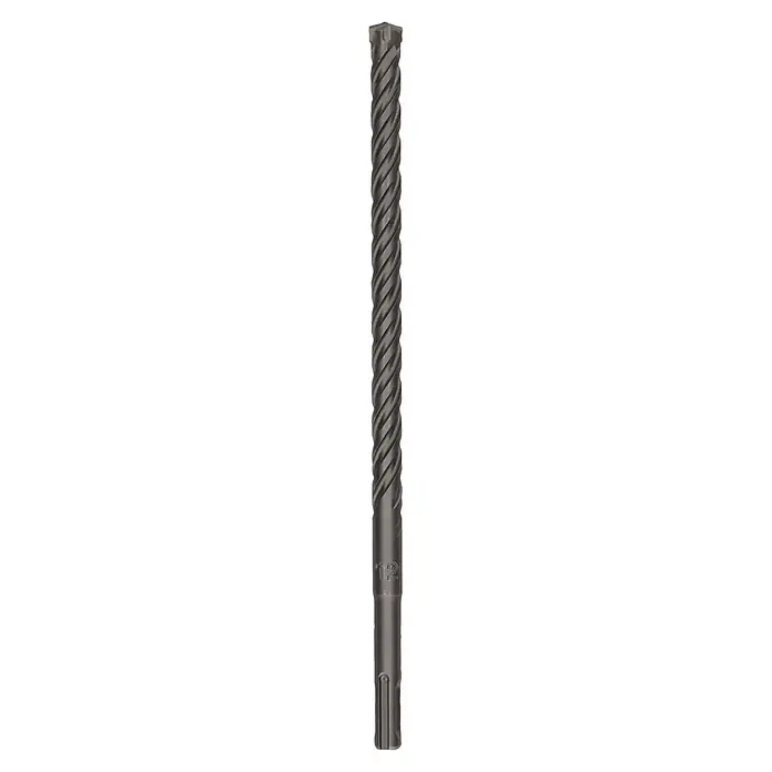 Craftomat SDS-Plus Betonbohrer - Durchmesser Bohrer: 12 mm, Arbeitslänge: 200 mm, 1 Stk. - Dunkelgrauer SDS-Plus Hammerbohrer mit Spiralnuten, Hartmetallspitze und SDS-Schaft, mit '12' markiert.