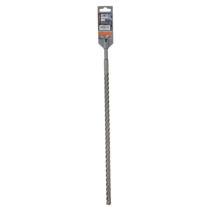 Craftomat SDS-Plus Betonbohrer - Durchmesser Bohrer: 14 mm, Arbeitslänge: 400 mm, 1 Stk. - Langer grauer 14mm SDS-Bohrhammer mit Spiralnuten, einzeln verpackt.
