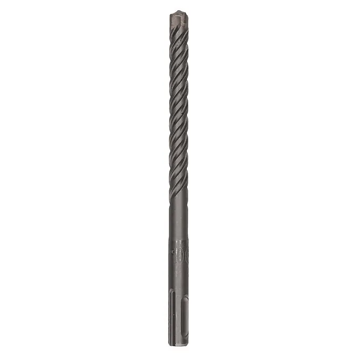 Craftomat SDS-Plus Betonbohrer - Durchmesser Bohrer: 10 mm, Arbeitslänge: 100 mm, 1 Stk. - Dunkelgrauer Metall-Hammerbohrer mit Spiralnuten und Schneidspitze, Größe 10.