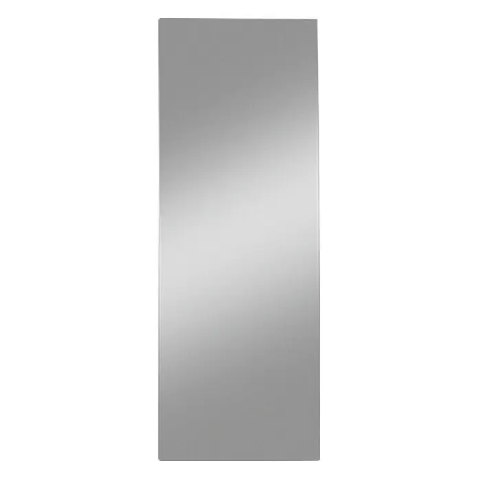 Kristall-Form Türspiegel Touch - B x H: 50 x 140 cm - Rechteckiger silberner Spiegel für die Wandmontage. Ideal für Badezimmer, Schlafzimmer oder Flur.