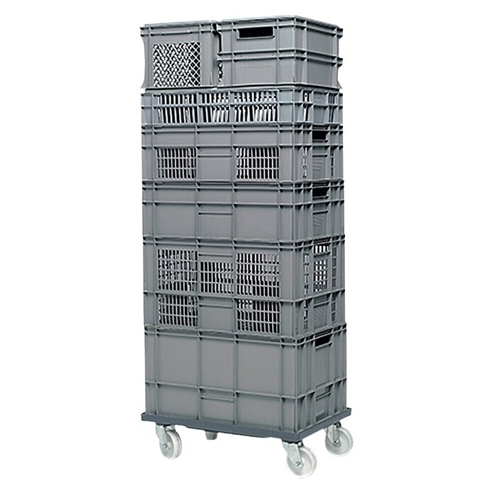 Transportroller voor eurokratten (62 x 42 cm, Draagkracht: 250 kg)