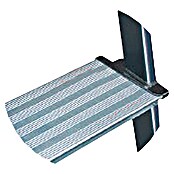 Krause Escalera de tijera (5 escalones, Altura de trabajo: 3,05 m, Anodizado)