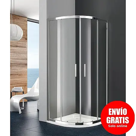 GME  Mampara de ducha semicircular Prestige Titan Radio Roca