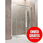 GME Mampara de ducha frontal Aktual Spazio (An x Al: 190 x 195 cm, 8 mm, Plata brillo)