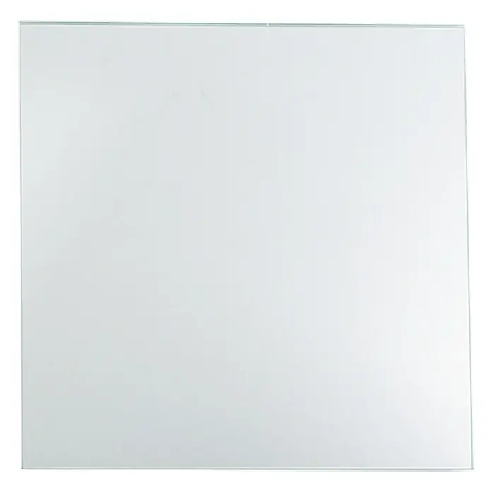 Kristall-Form Spiegelfliese Fine - Silber, 30 x 30 cm - Klarglasplatte für vielseitige Anwendungen. Ideal für Möbel, Regale und mehr. Hochwertiges, transparentes Glas.